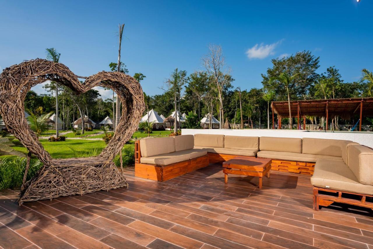 Xakluum Eco Glampings Hotel Puerto Morelos Kültér fotó