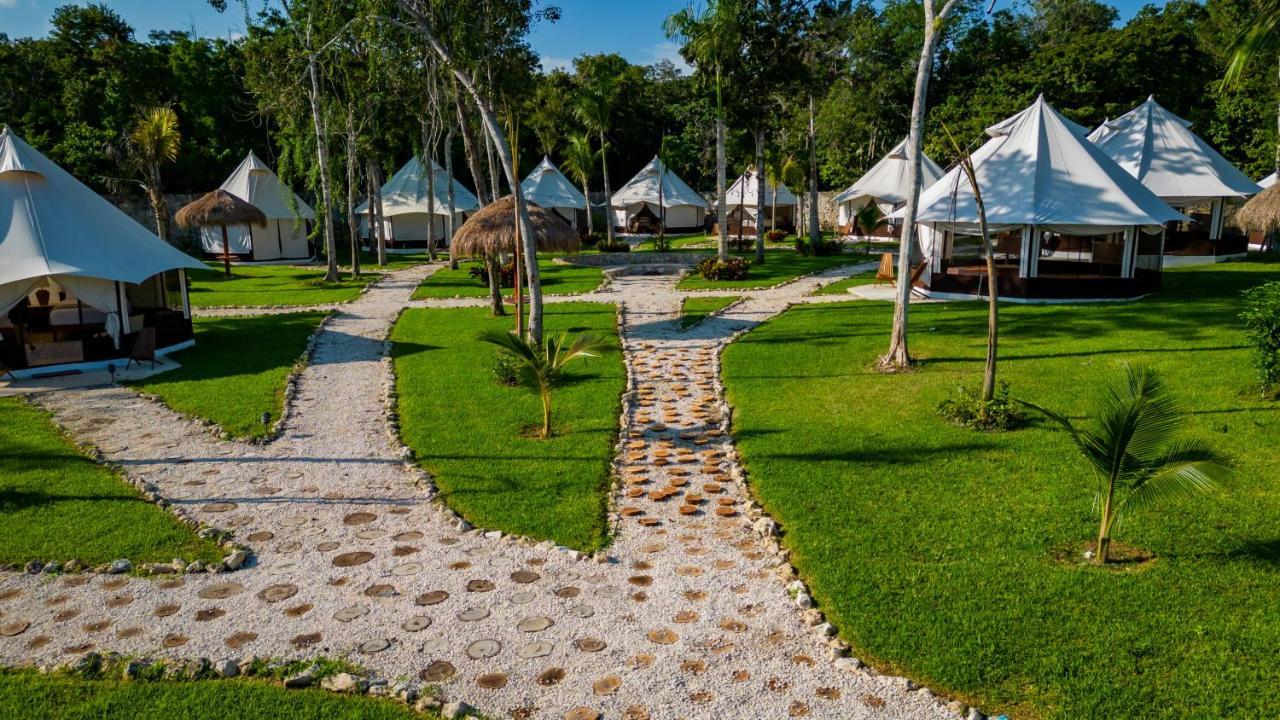 Xakluum Eco Glampings Hotel Puerto Morelos Kültér fotó