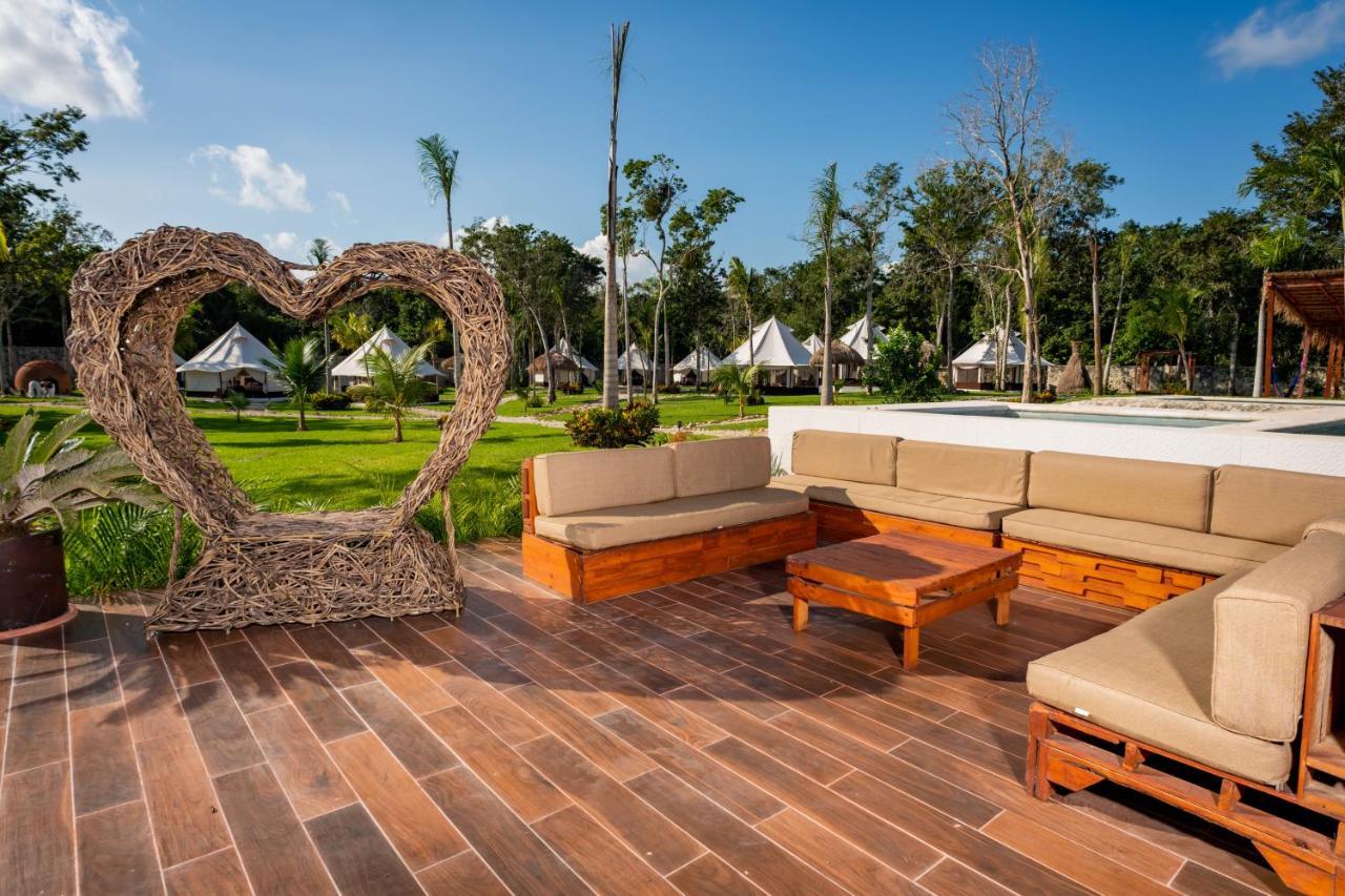 Xakluum Eco Glampings Hotel Puerto Morelos Kültér fotó