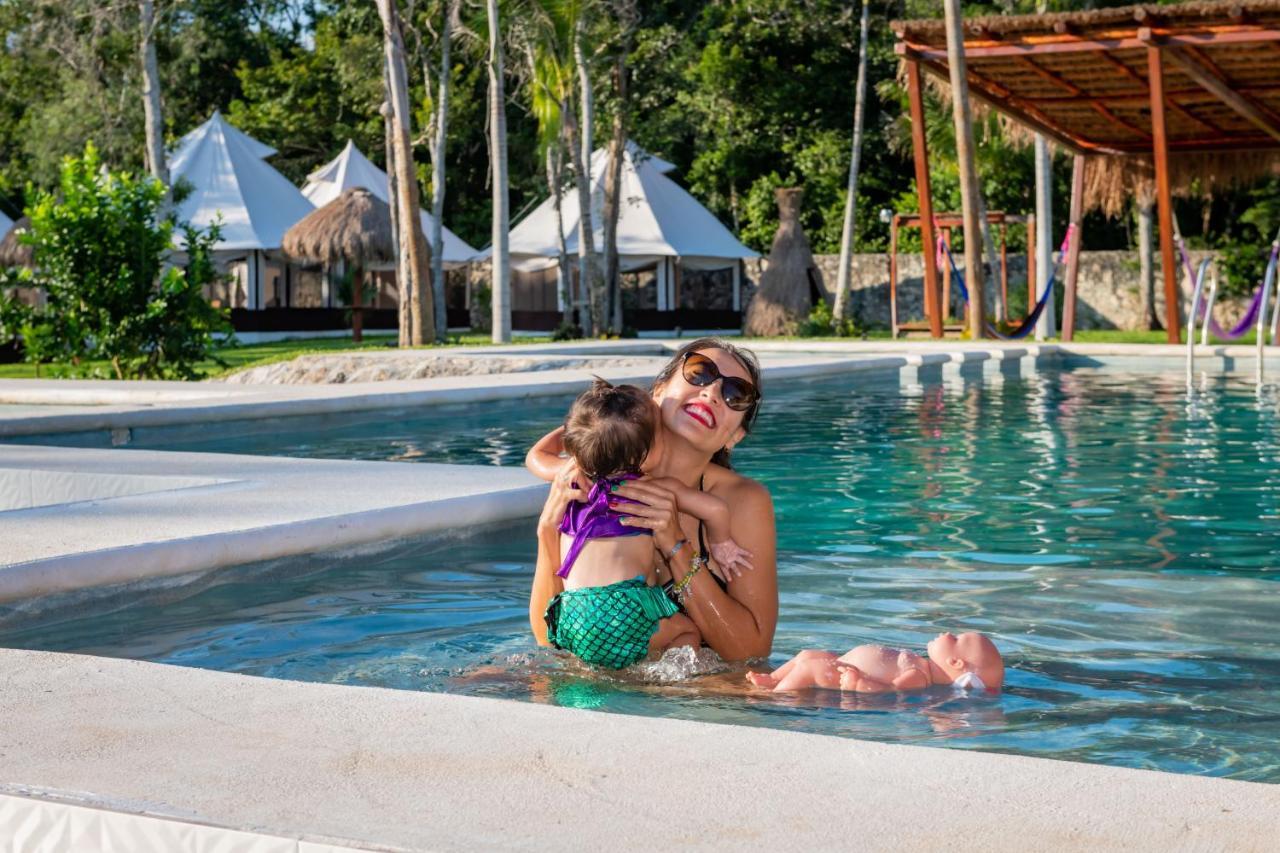 Xakluum Eco Glampings Hotel Puerto Morelos Kültér fotó