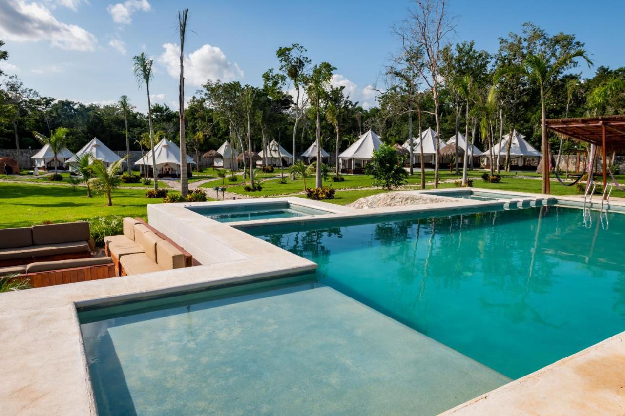 Xakluum Eco Glampings Hotel Puerto Morelos Kültér fotó